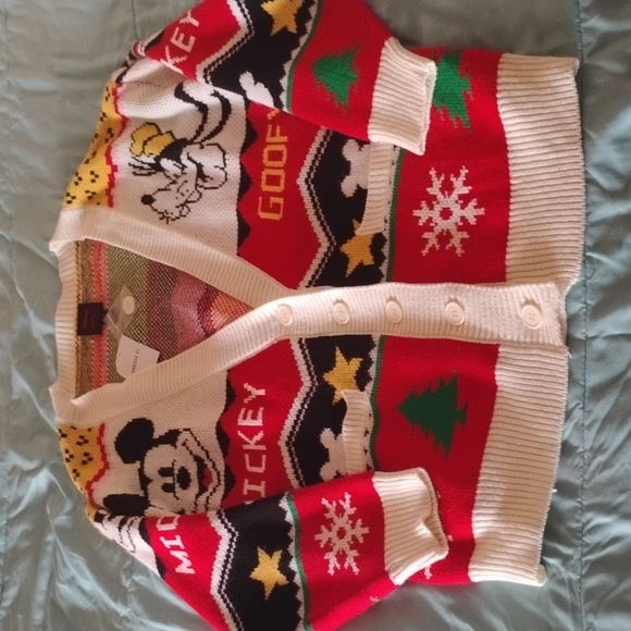 NWT Mickey Mouse X Forever 21 Cardigan Sweater - Picture 4 of 8